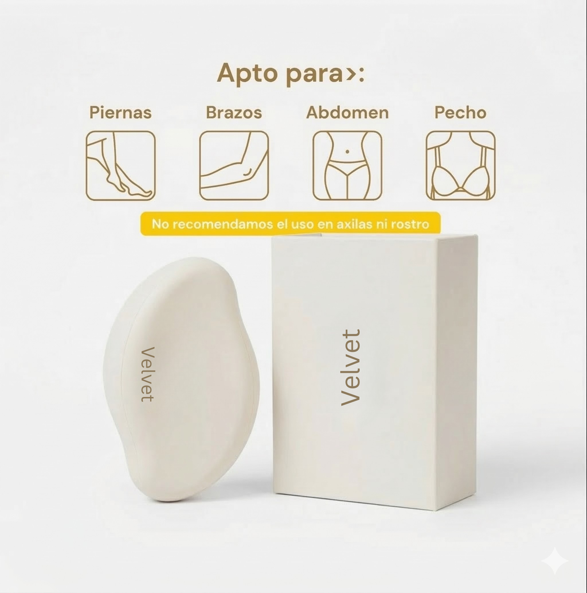 Borrador de vello - Depilación Sin Dolor+ crema corporal hidratante de regalo