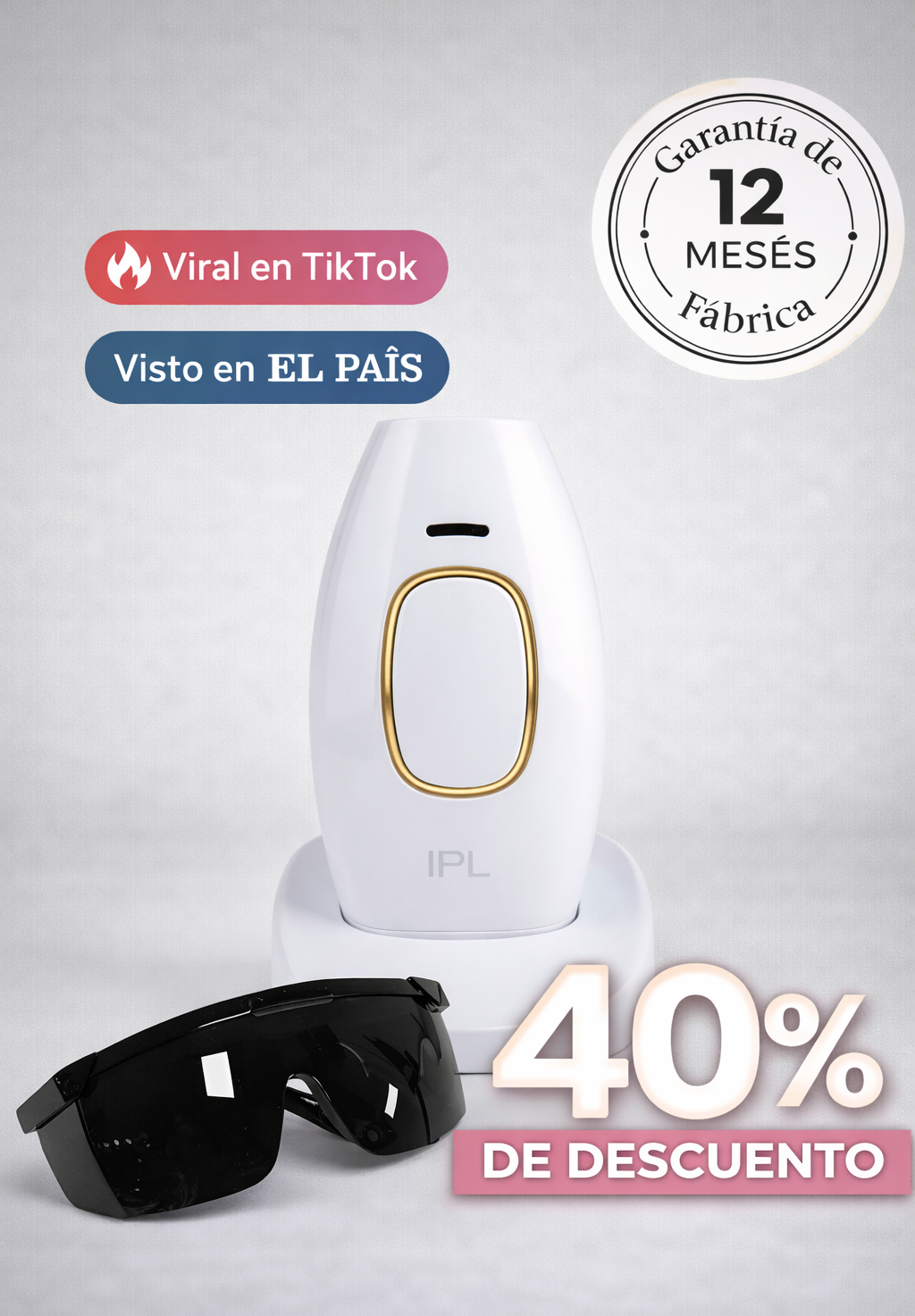 Depiladora laser IPL PRO / Velvet skin